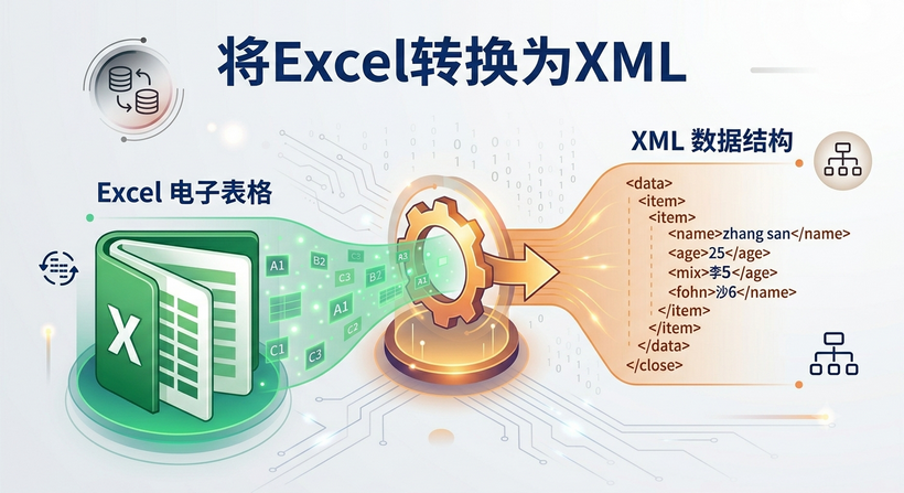如何将 Excel 转换为 XML:免费工具 + Python 自动化实现